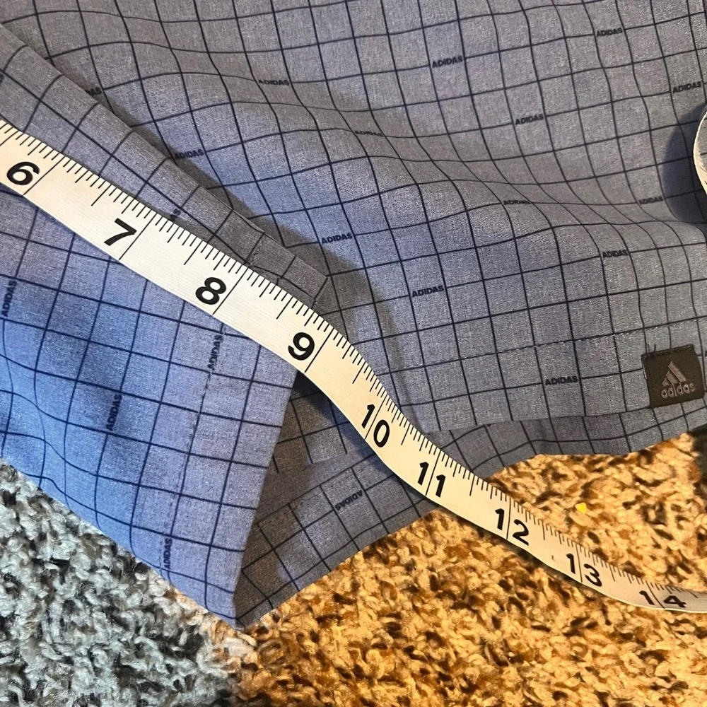 Adidas Golf Shorts Plaid Athletic‎ Training Lightweight 38